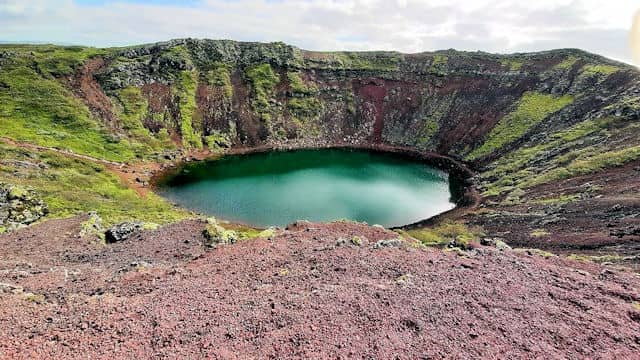 Kerid Vulkankrater Island - Foto Bernd Tippmer