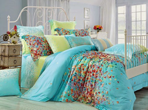 Sprei Cantik Motif Ixora Tosca