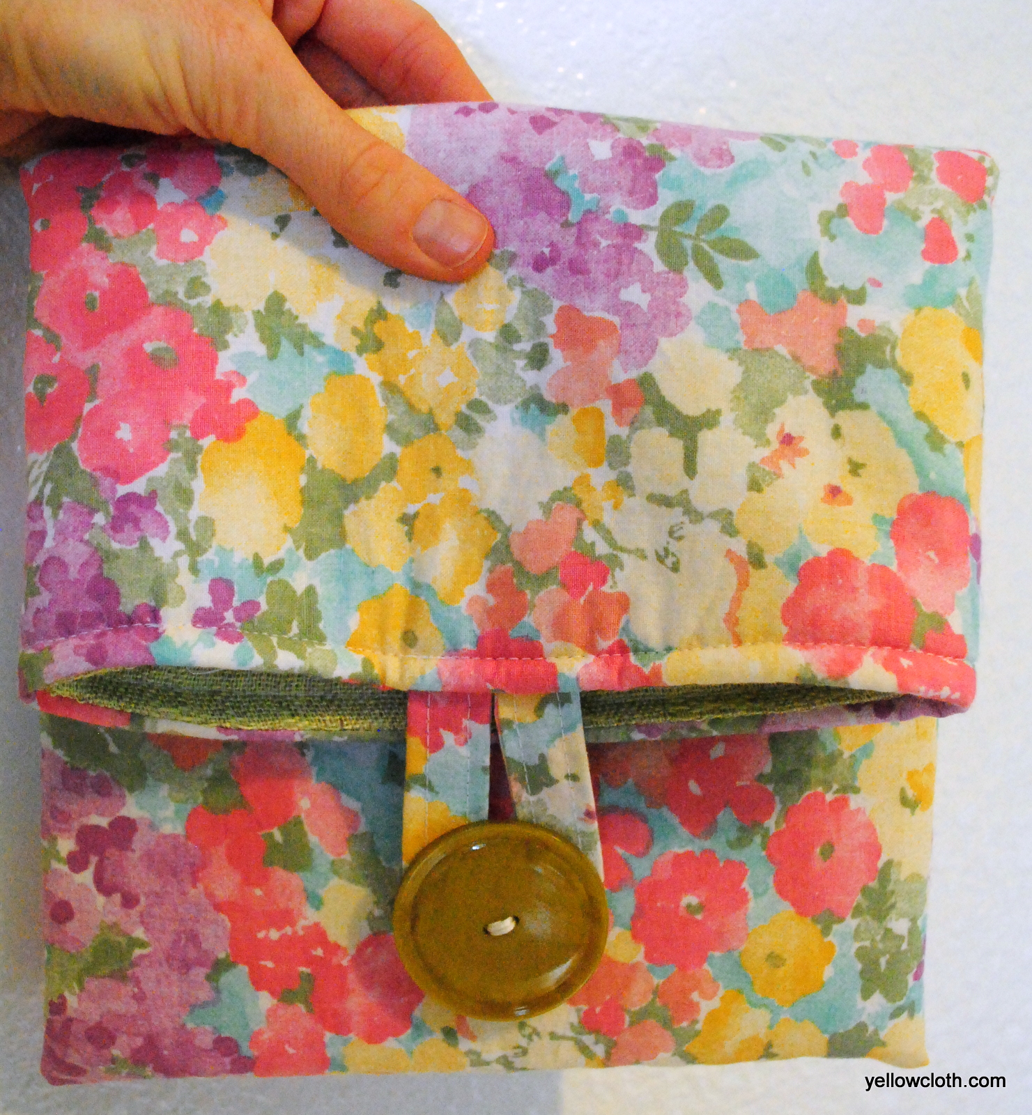 Square Foldover Clutch Tutorial