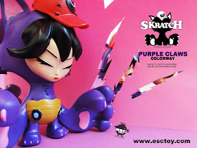 Skratch Purple Claws Resin Figure by Erick Scarecrow