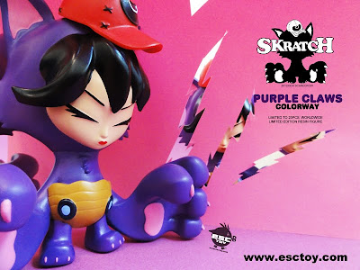 Skratch Purple Claws Resin Figure by Erick Scarecrow