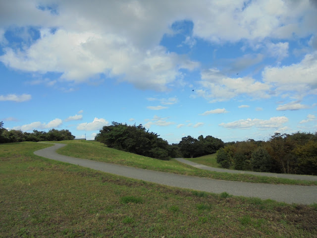 スロープのある美しい風景