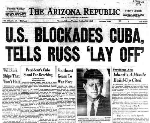 The cause of Cuba missile crisis in 1962
