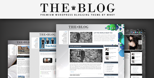 The Blog WordPress Theme - Personal Blog / Magazine