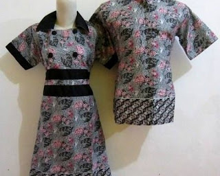 model baju atasan batik wanita kantor