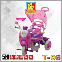 pmb t06 musik dobel scoppy baby tricycle