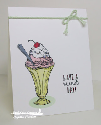 North Coast Creations Ice Cream, Card Designer Angie Crockett