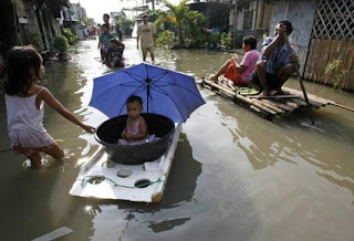 Cambodia picture Flood water