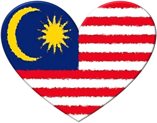 Cara Buat Bendera Malaysia Bentuk Hati Guna Microsoft Word 