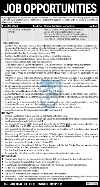 Health Department KPK Jobs