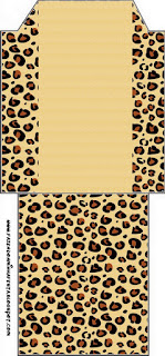 Leopard Prints Free Printable Tea Bag. 