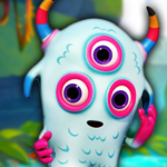Games4King Plucky Monster Escape Game