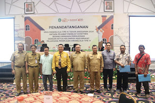 Penjabat (Pj) Sekretaris Daerah Provinsi Kalimantan Barat Mohammad Bari, S.Sos., M.Si., membuka acara penting hari ini di Hotel Ibis Pontianak. (Adpim Pemprov Kalbar/Borneotribun)