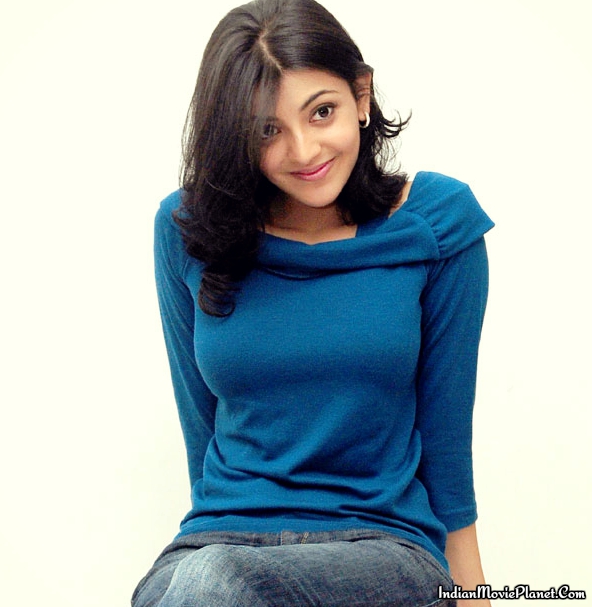 kajal agarwal latest hot photo shoot stills blue