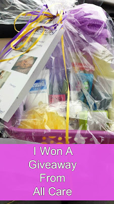 Gift Basket Win In Giveaway From All Care.