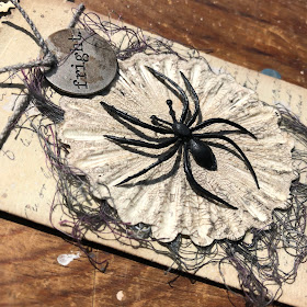 Sara Emily Barker http://sarascloset1.blogspot.com/ Sweetly Creepy Halloween Party Favors with Tim Holtz 3D Embossing Stampers Anonymous Entomology 6