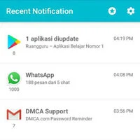 Cara Menghapus Riwayat Notifikasi di Aplikasi Recent Notification