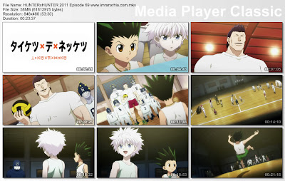 Download Film / Anime Hunter x Hunter 2011 Episode 69 "Sebuah Pertandingan yang Sengit" Bahasa Indonesia