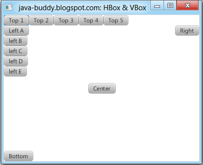 JavaFX 2.0: HBox and VBox