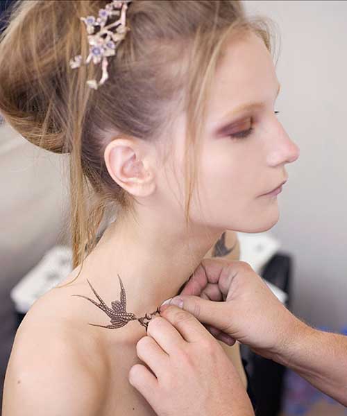 free art girl small feminine tattoos picture | gallery feminine tattoos