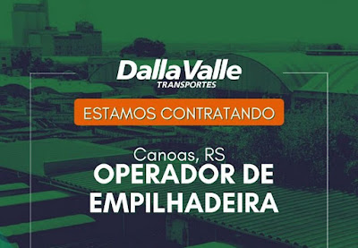 Dalla Valle abre vaga para Operador de Empilhadeira em Canoas