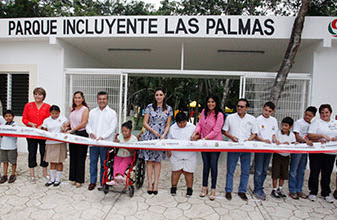 Mauricio Góngora inaugura segundo parque incluyente