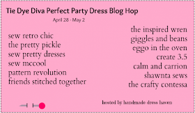 Tie Dye Diva Perfect Party Dress Blog Hop