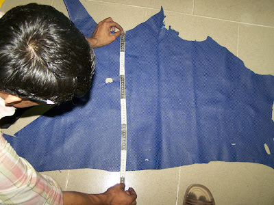 Measuring Leather Skin
