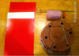 DIY drum toy. Tambor para niños