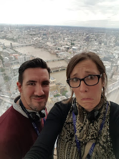 Selfie at the top of The Shard London