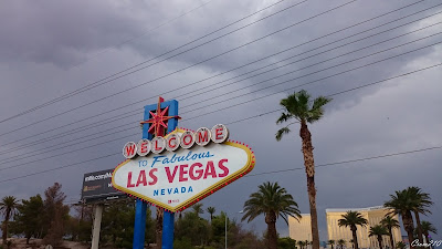 Panneau Las Vegas nuages