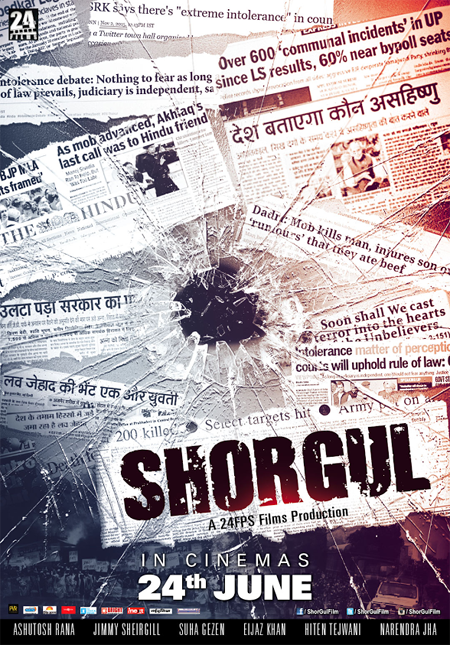 full cast and crew of bollywood movie Shorgul! wiki, story, poster, trailer ft Jimmy Shergill, Ashutosh Rana, Hiten Tejwani, Eijaz Khan and Narendra Jha
