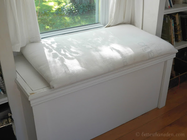 Weekend Project:  Super Simple Window Seat Cushions