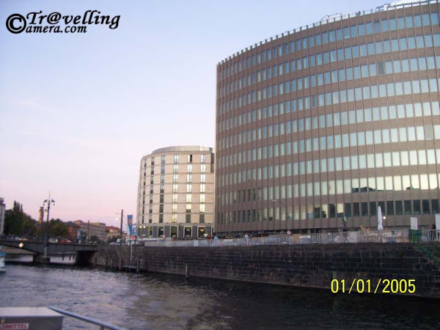 Free Trip to Spree River in Berlin, Germany by VIKAS SHARMA : Posted by VIKAS SHARMA at www.travellingcamera.com : The Spree is a river that flows through the Saxony, Brandenburg and Berlin states of Germany and in the Ústí and Labem region of the Czech Republic...It is a left bank tributary of the River Havel and is approximately 400 kilometres (250 miles) in length....Spree River flows through the city center of Berlin to join the River Havel at Spandau, a town in the western suburbs of Berlin...On its route through Berlin, the river passes Berlin Cathedral (Berliner Dom), the Reichstag and the Schloss Charlottenburg...The renowned Museum Island (Museumsinsel) with its collection of five major museums is actually an island in the Spree.The Badeschiff is a floating swimming pool moored in the Spree...Few days back I visited Germany for my official trip to Hannover.. During a weekend few of us planned to visit Berlin and we booked few seats in an excursion boat for a ride on Spree River... It costs 20 Euros for one person and I am going to share the views in free here... Have a look...The Supreme Parish and Collegiate Church in Berlin....We spent some time on shores of Spree river before getting the cruise ride in the river to explore Hannover... I loved the architecture of the city and there were many educational institutions & universities around...Another ship in Spree rivers... as we started journey through spree river, we saw different cruises on the way and all were different... but someone told me that the one we are in was among the popular once in Hannover... We were happy to hear that... but I don't remember what was the specialty because we were distracted with fun-filled travel in Spree....Here is another view of Catholic church in Berlin...Its sunset and colors around us started changing.. some of the building were looking amazing with sunset colors...All the colors in some directions started fading out with Sunset.. more towards black and white OR Sepia...Many of the visitors want to wait here for perfect sunset colors but you know its not possible...The building in the background has clear shades on sunset..Now its time to pack the camera in the bag, because its getting dark and hard to capture places around without tripod...Berlin's Museum Island is home to five world-class museums and the Berlin Cathedral; this unique ensemble of museums and traditional buildings on the small island in the river Spree is a UNESCO World Heritage site....The Spree supplies most of Berlin's drinking water and other needs. A large part of the river's water is pumped up out of the coal mines around Cottbus, replacing the ground water which itself has been reduced by constant use over the centuries...There were many beautiful buildings around the path we were following in Spree river... we had a gentleman sitting behind us who was regularly telling us about these buildings but now I realize that I should have noted down that information in my diary... in that way I would have more to share here... But never mind, its about PHOTO JOURNEY... :)Lunch is available onboard for approximately EUR10.50 per person but travel agent needs to be informed in time... Spree Cruises पास थ्रौघ famous sights as Potsdamer Platz, the Reichstag, Museum Island, Berlin Cathedral and much more...Lunch is available onboard for approximately EUR10.50 per person but travel agent needs to be informed in time...Taking a cruise on the Spree River was a very good opportunity to have a good introduction to Berlin's famous sights and varied architecture...Best way to see a different sides to Berlin and escape the summer heat is to have a Spree Ride in Evening Excursion...
Bode Museum at the tip of museum Island in the Spree... Tourists to Berlin can enjoy a cruise along the Spree River. The ferry boats stop at various destinations for passengers to board or disembark...The circular tour lasts three hours and begins at the Charlottenburg Palace Bridge (Charlottenburger Schlossbrücke) along the Landwehrkanal through Kreuzberg and then back to the Spree in the district of Friedrichshain, returning to Charlottenburg via Old Berlin (Alt-Berlin) in the Mitte district...In Berlin, the Spree River forms part of a dense network of navigable waterways and many of which are artificial....which provide a wide choice of routes...  Tour boats tour the central section of the Spree and its adjoining waterways on a frequent basis....