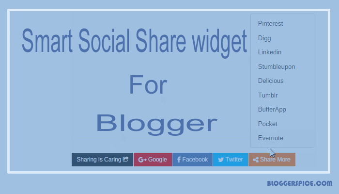 social share widget