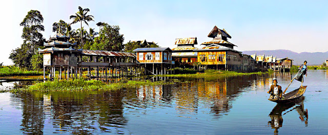 Inle lake monastery of the jumping cats