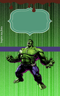 Hulk Birthday Party Free Printable Labels.