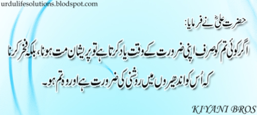 Islam A Way Of Life: Nice Quotes Of Hazrat Ali (R.A)