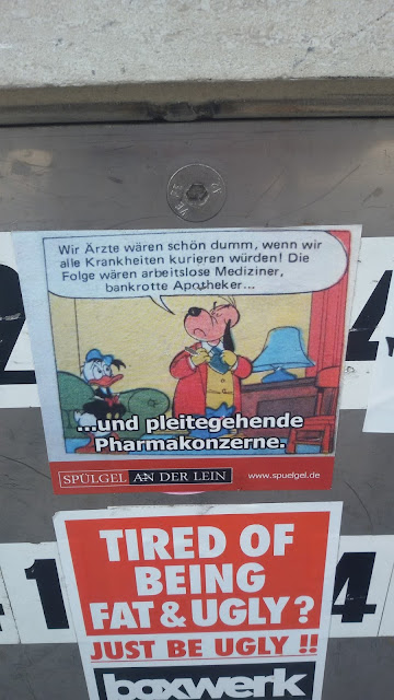 "Wir Ärzte wären schön dumm..." || Sticker || Dachauerstraße || München Spülgel an der Lein