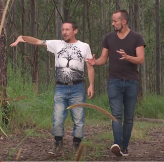 Tyler Tolman and Adrian Brennock Survey Nightcap Forest