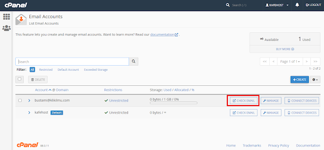 Cara Membuat Email dengan Domain Milik Kita Sendiri di cPanel