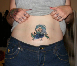 Belly Button Tattoo Design