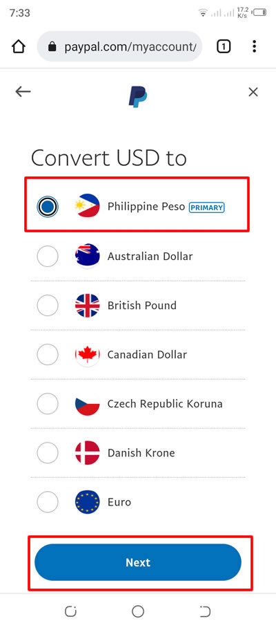 convert usd to php