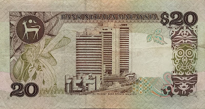 20 Ringgit Malaysia banknote 