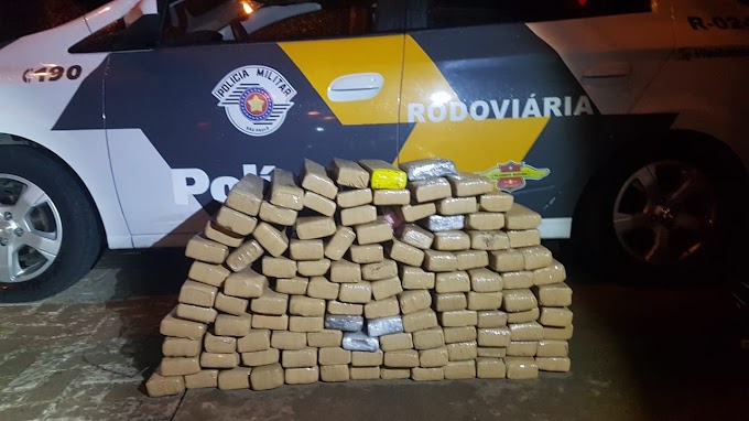 Casal de Porto Velho é preso em São Paulo levando 133 quilos de maconha