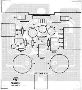 TDA7295, 80W Audio Amplifier