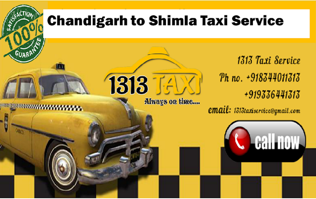 Chandigarh to Shimla Taxi Service | 1313 Taxi Service Chandigarh