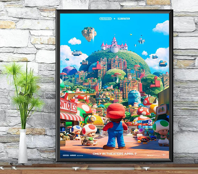 New Poster Super Mario Movie Poster 2023