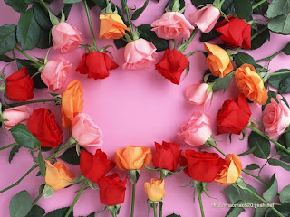 Valentine Rose Bouquet Wallpaper