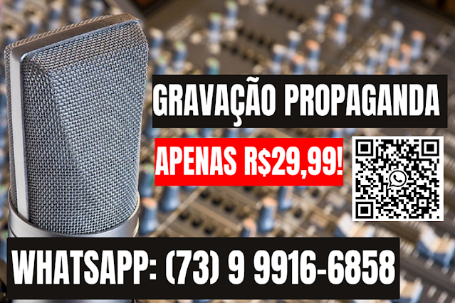 Gravação de propagandas comerciais para rádios ou carros de som para: lojas, supermercados, açougues, farmácias, concessionárias, padarias, restaurantes, lanchonetes, cabeleireiros, barbearias, oficinas, academias, pizzarias, lojas de celular, escolas, salões de beleza, perfumarias e lojistas em geral.